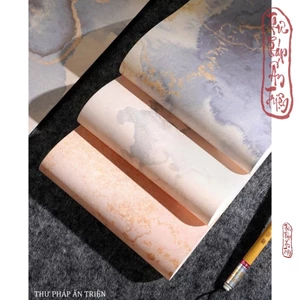 GIẤY VIẾT THƯ PHÁP[ Mix 5 mẫu ] 20 Tờ Giấy Xuyến Chỉ Luyện Viết Chữ Thư Pháp Hán Việt Lâm Thiếp Cổ Phong Thanh Lịch....