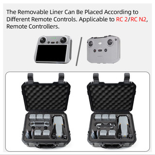 Dành Cho DJI Air 3S Túi Bảo Quản Chống Cháy Nổ Hộp Air 3 Có Màn Hình Túi Đeo Vai Chống Thấm Nước Hộp Đựng RC 2 / RC-N3 Điều Khiển Từ Xa