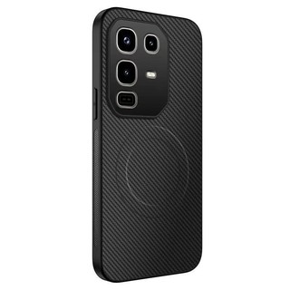 Ốp Điện Thoại Di Động Cho Infinix Note 50 Pro Plus 50Pro + Note50pro X6855 50S 50X 4G 5G Họa Tiết Sợi Carbon Họa Tiết Da Từ Tính Vỏ Điện Thoại Bảo Vệ Ống Kính Ốp Lưng Chống Sốc MUK