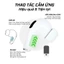 Tai Nghe Bluetooth Không Dây A9 Pro v5.3 Chạm Cảm Ứng, Vỏ Trong Suốt, Âm Thanh Hay Có Mic Giảm Tiếng Ồn Màn Hình