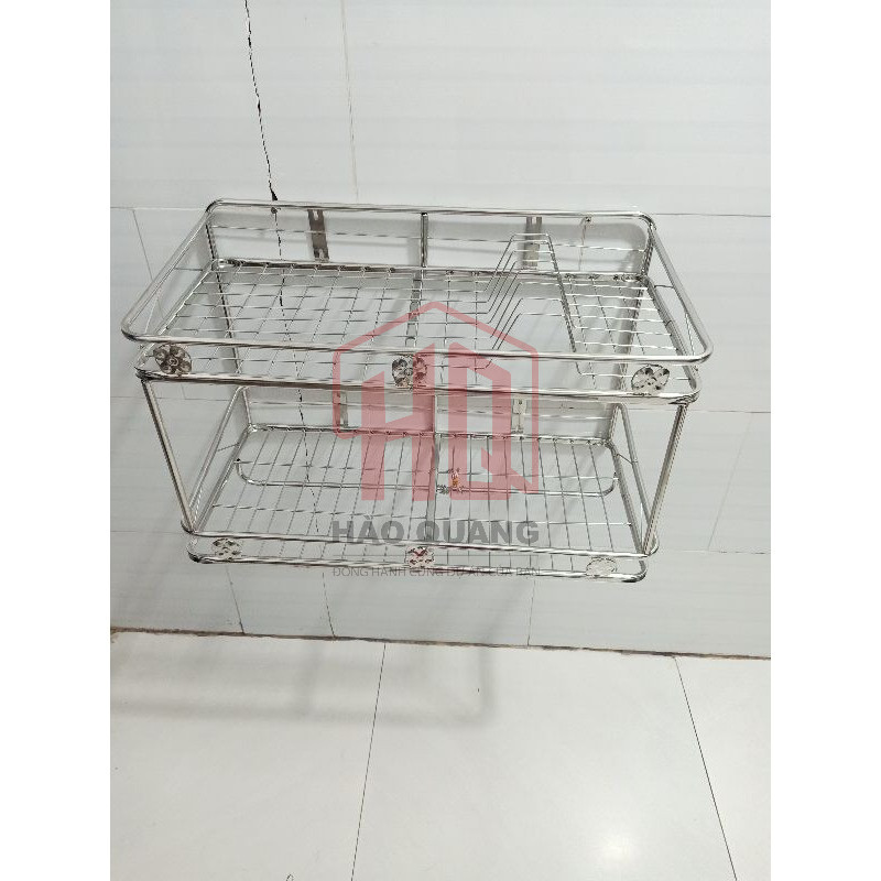 Kệ Treo Inox 201 2 Tầng – Kệ Bếp Treo Tường Đa Năng, Không Gỉ, Chịu Lực tốt