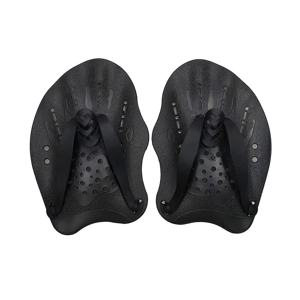 FAVORITEGOODS 1 Cặp Mái Chèo Bơi, Có Dây Đeo Silicon Trẻ Em / Người Lớn Bơi Ếch Mái Chèo, Tự Do Có Thể Điều Chỉnh Vây Tay Flippers Huấn Luyện Bơi