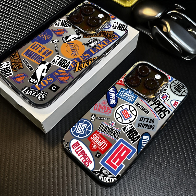 Ốp Lưng Samsung Galaxy A10 A10s A20 A20s A30 A30s A50 A70 A11 A21s A31 A51 A71 Ốp Lưng NBA Team Logo Vỏ Tranh Vỏ Điện Thoại
