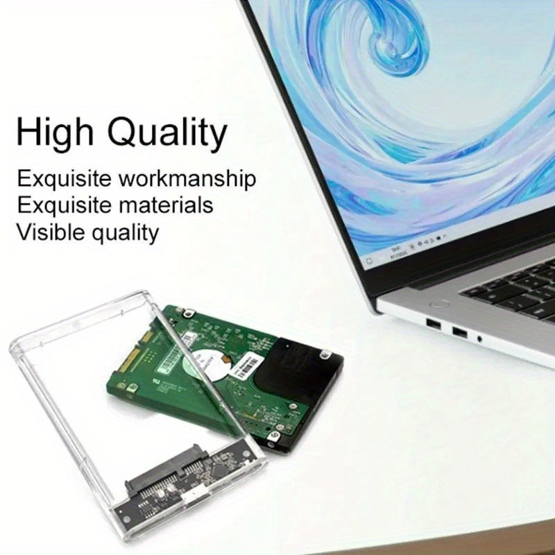 Trong suố Box Ổ Cứng 2.5 inch Trong Suốt USB 3.0 ,  Bảo Hành 12 Tháng, Gắn Được Ổ Cứng 2Tb Di động Máy tính SSD