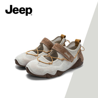 Xăng đan Nữ Mary Jane Jeep - Thoáng Khí, Phong Cách Thể Thao Mùa Hè Mới, Đế Mềm, Giày Đế Rộng Tối Giản