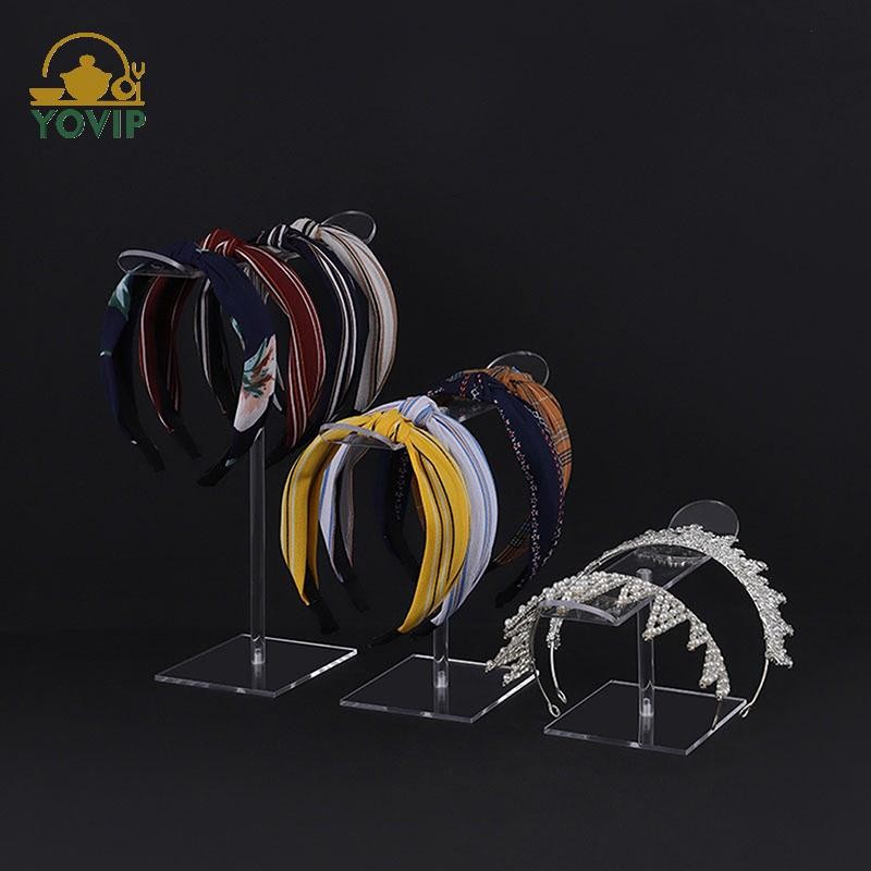 YOVIP Rõ Ràng Giá Đỡ Acrylic Có Thể Tháo Rời Vòng Cổ Vòng Tay Màn Hình Đứng Phụ Kiện Tóc Thanh Cho Băng Đô Tổ Chức VN