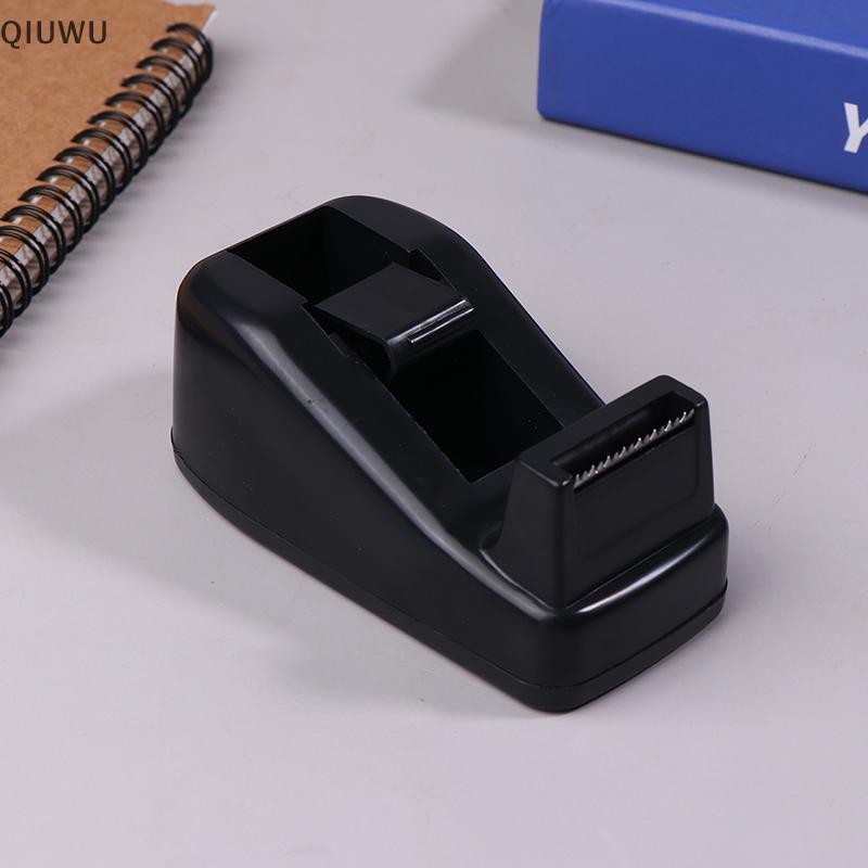 QIUWU Tape Dispenser Văn phòng phẩm lớn Băng dính Cắt niêm phong Băng đế bàn Hộp đựng đồ dùng văn phòng Hộp đựng băng đóng gói.