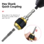 Đầu chuyển đổi đầu máy khoan, Giữ Mũi Khoan Nhả Nhanh Trục Lục Giác 1/4" 60mm