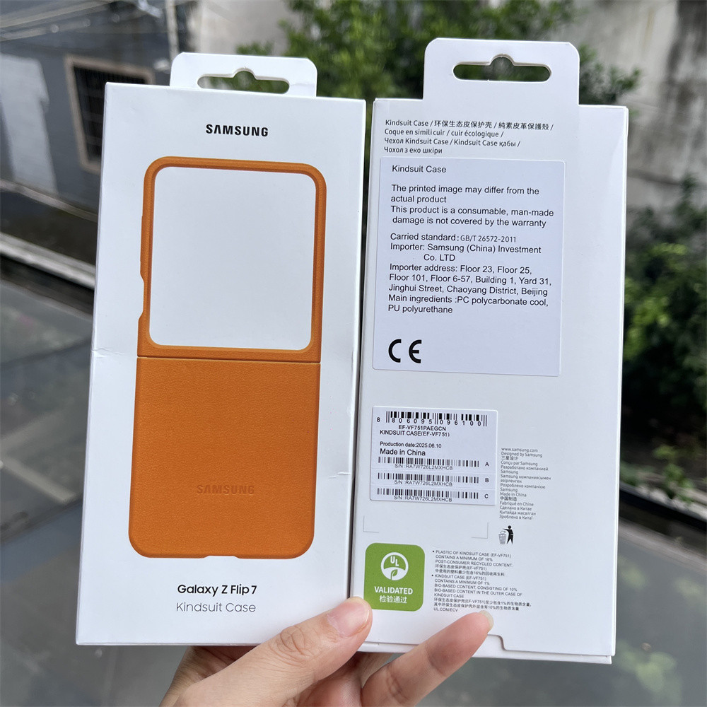 Dành Cho Da Chính Hãng Dành Cho Samsung Z Flip 7 5G Slim Chống Sốc Ốp Lưng Cho Z Flip7 zflip7 5G Da Điện Thoại Di Động Vỏ