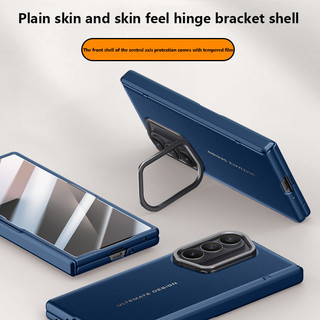 Ốp Da PU Cảm Giác Da Cho Samsung Galaxy Z Fold 7 ZFold7 Fold7 5G Từ Gấp Bản Lề Bảo Vệ Toàn Diện Với Phim Cường Lực