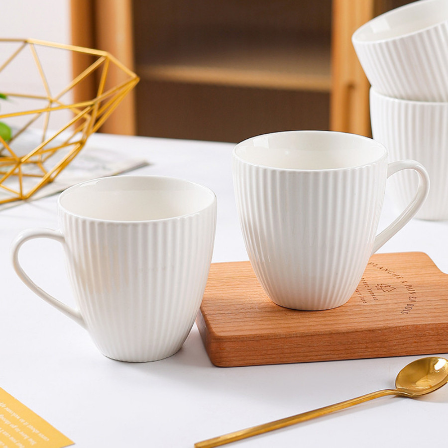 Cốc Sứ Tráng Men Cao Cấp Vintage, Cốc Uống Cà Phê, Cốc Trà Phong Cách Châu Âu CSU104