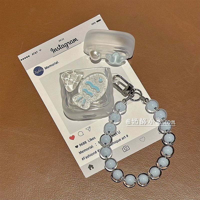 Vỏ tai nghe Bluetooth Apple Blue Fish