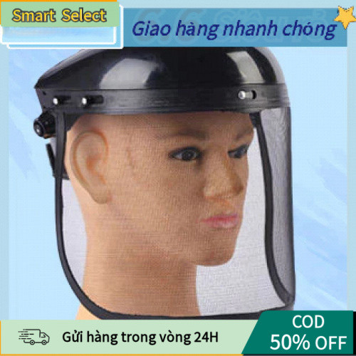 【COD】Mũ Bảo Hộ Lưới Thép Phát Cỏ – Tấm Chắn Mặt Dùng Khi Cắt, Mài, Hàn, Làm Vườn