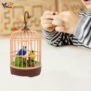 Chim Chim Chim Đồ Chơi Kích Hoạt Bằng Giọng Nói Trang Trí Chirping Quà Tặng Sinh Nhật Thực Tế