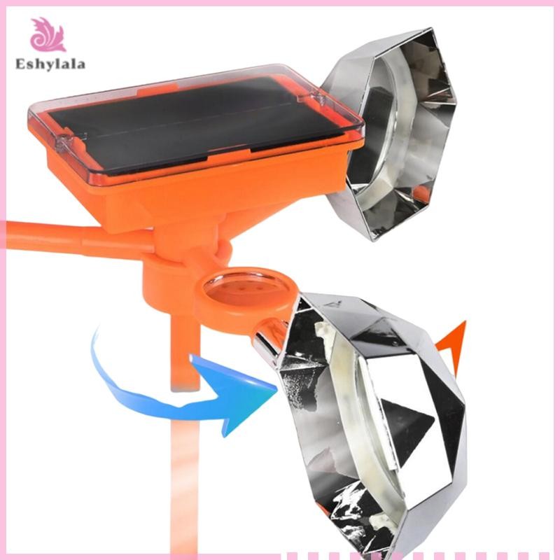 1 Bộ Chống Thấm Nước Năng Lượng Mặt Trời Chim Phản Quang Đuổi Trang Trại Orchard Bird Scaring 360° Cánh quạt chim năng lượng mặt trời xoay [MỚI]