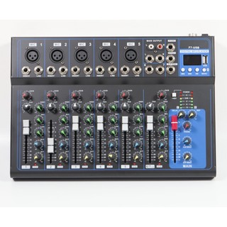Bàn Trộn Mixer F7 USB - 7 Kênh - Chống Hú Tuyệt Đối - Hát Livestream, Nâng Cấp Âm Thanh Loa Kéo, Âmli, Dàn Karaoke