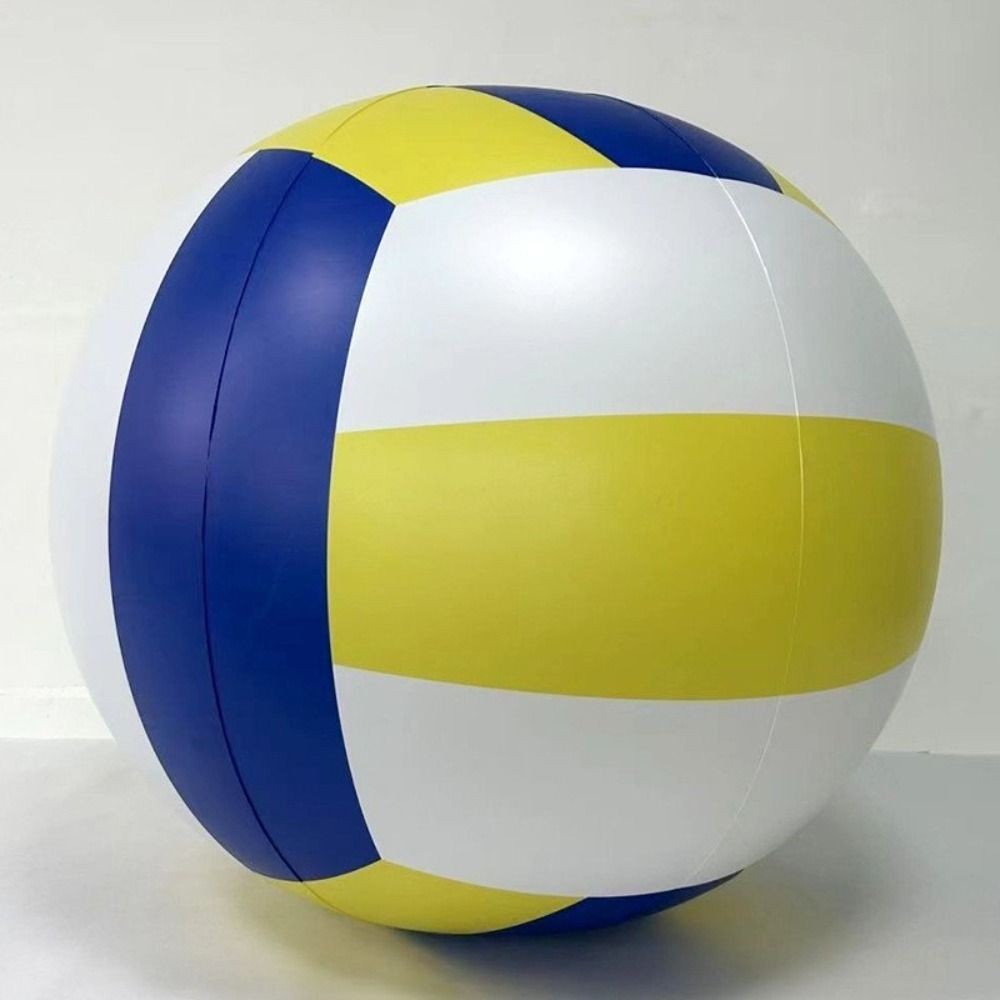 DONOVANQQ Bóng chuyền bãi biển bơm hơi, Bóng thể thao PVC 0,6–1,5m, Tập hợp gia đình, Mẫu giáo