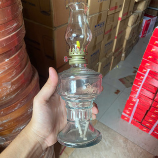 Đèn Dầu Thủy Tinh Lùn Không Chân, Đèn Thấp Dầu Chân Cao Bàn Thờ - Trường An VN