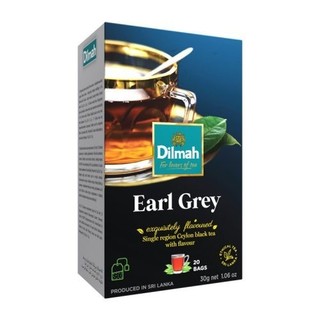 Trà Dilmah Earl Grey (Trà Bá Tước) Hộp 30G (20 Túi Lọc), Hương Vị Tinh Tế, Đẳng Cấp Quý Tộc