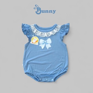Body thun lạnh cổ ren Bunny chất thun Modal cao cấp cho bé gái 4-10kg