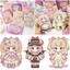 AMBU Handmade Giấy Con Rối, Nhiều Màu Trang Phục DIY Thay Đổi Quần Áo Bộ Đồ Chơi, Hoạt Hình Ngộ nghĩnh Thủ Công Thiết Kế Trang Phục Búp Bê Giấy Cha Mẹ-Con