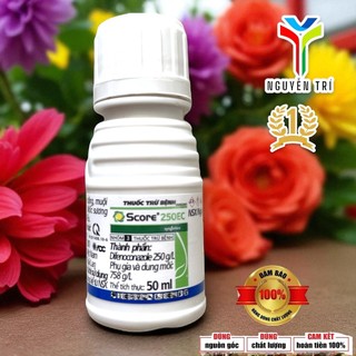 Score 250EC 50ml - Dung Dịch Chuyên Dùng Cho Nấm Bệnh, Phấn Trắng, Đốm Lá Hoa Hồng, Lan, Mai Vàng