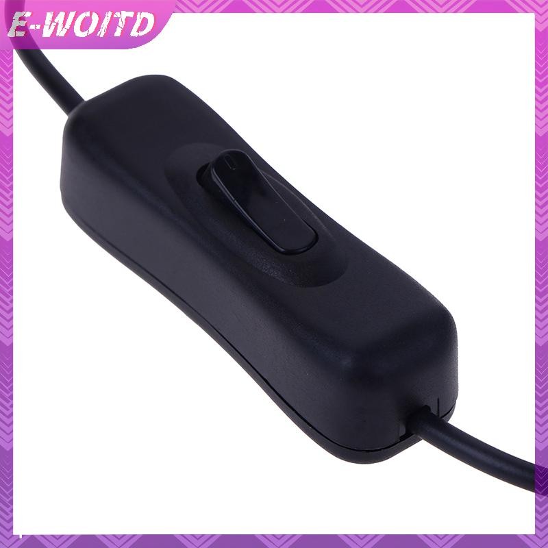 E-WOITD 1 Cáp USB Nam Đến Nữ BẬT TẮT Cáp Chuyển Đổi Đèn LED Dây Nguồn 2m HNVN