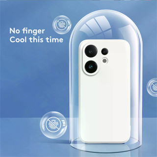 Ốp Điện Thoại Bảo Vệ Ống Kính Cho VIVO V60 X200 FE S30 Pro Mini 5G Mềm Vuông Lỏng Silicon Bên Trong Đổ Xô Hai Lớp Mặt Sau