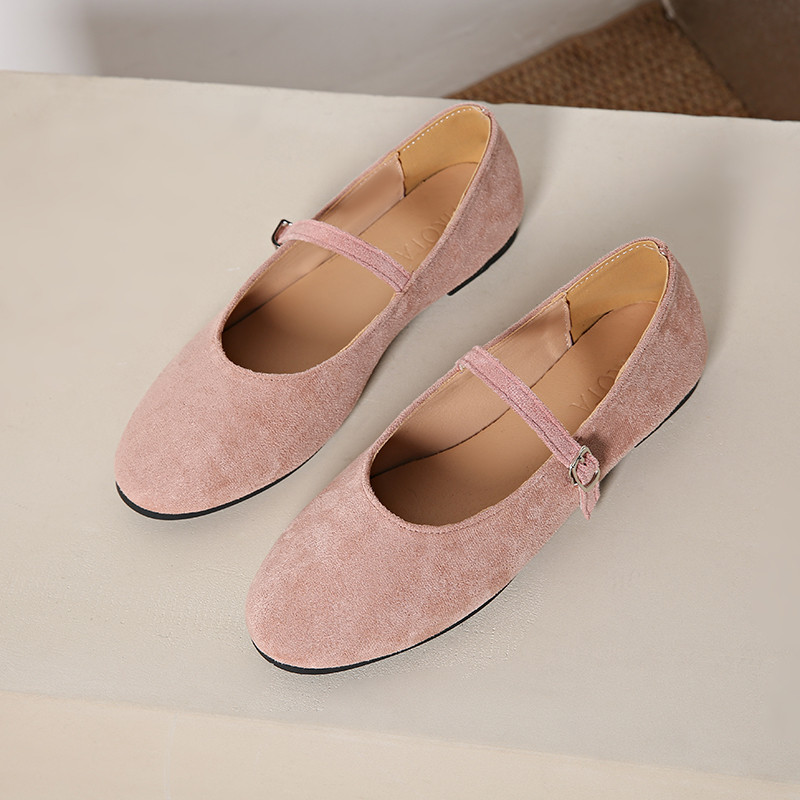 Giày Đế Bằng Nữ Atikota Slip-on Thời Trang Màu Trơn Phù Hợp Với Thoải Mái Nhẹ Đế Bằng Thường Ngày
