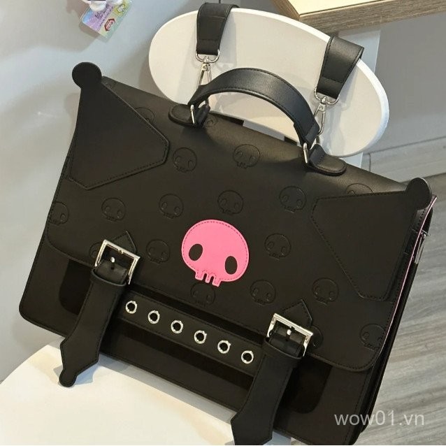 Bán Chạy Kuromi Đồng Thương Hiệu Túi Nữ Phong Cách Mới Nguyên Bản Túi Có Thể Là Ba Lô Đơn jk Túi Preppy Túi Xách