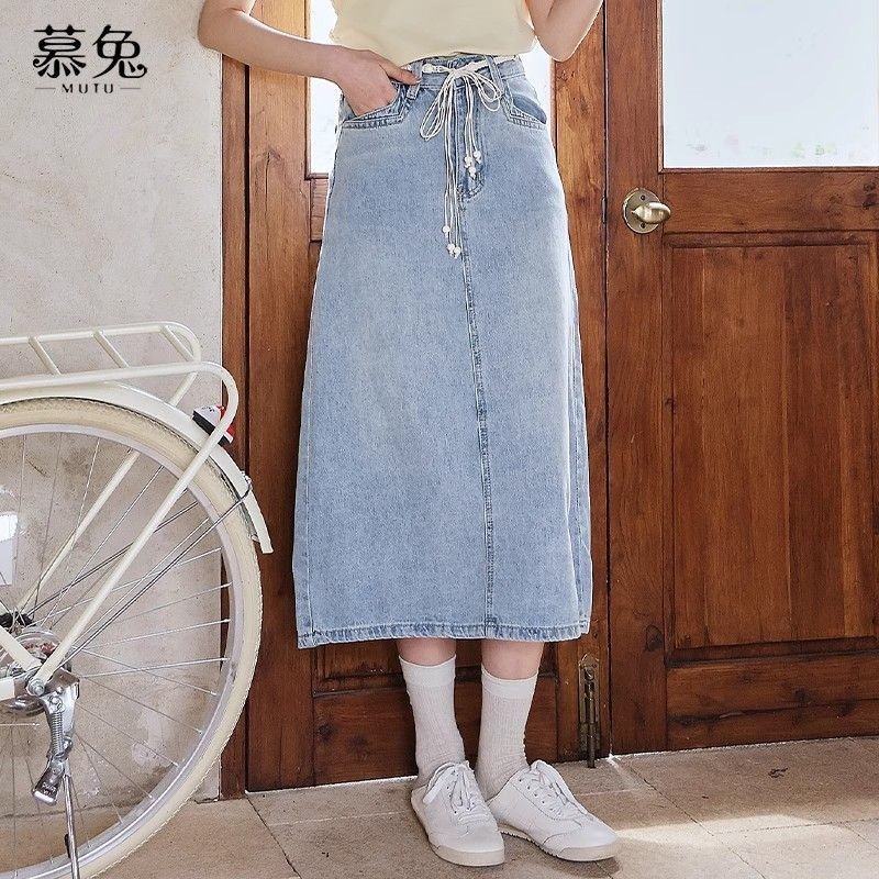 Mutu Retro Váy Denim Nữ, Phong Cách Mới, Hoàn Hảo Cho Mùa Hè