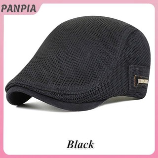 PNPIA-Cabbie Lưới thoáng khí phẳng Newsboy Beret Ivy