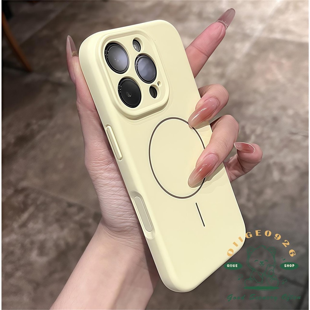 Ốp điện thoại từ tính nhạy cảm chống bẩn cho da lỏng chống bẩn iphone16 Pro Max 15 14 13 12 11 cho vỏ iPhone Vỏ mềm silicon TPU chống sốc