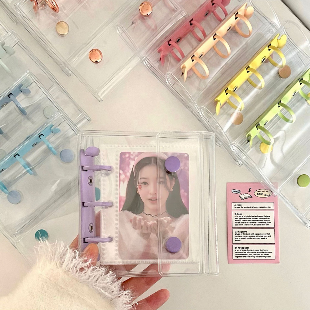 Linxx A8 Mini Album Ảnh Dễ Thương Lomo Thẻ Sách Lưu Trữ 8 Inch PP Sưu Tập Sách