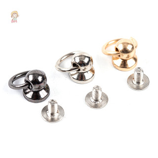 Twe 10 Chiếc 8 Mm Nút Kim Loại O Nhẫn Đinh Vít Thủ Công Túi Điện Thoại Vít Móng Tay Đinh Tán VN
