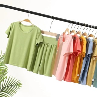 Snoopy Trẻ Em Quần Short Tay Ngắn Bộ Mỏng Nhà Áo Thun Thoải Mái Vải Mềm Mại Hoạt Hình Bé Trai Và Bé Gái Bộ Đồ Ngủ