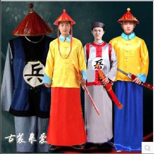 Triều Thanh Cổ Người Lính Đồng Phục Nhà Thanh Người Lính Nhỏ Bảo Vệ Nhân Vật Dũng Cảm Quân Sự