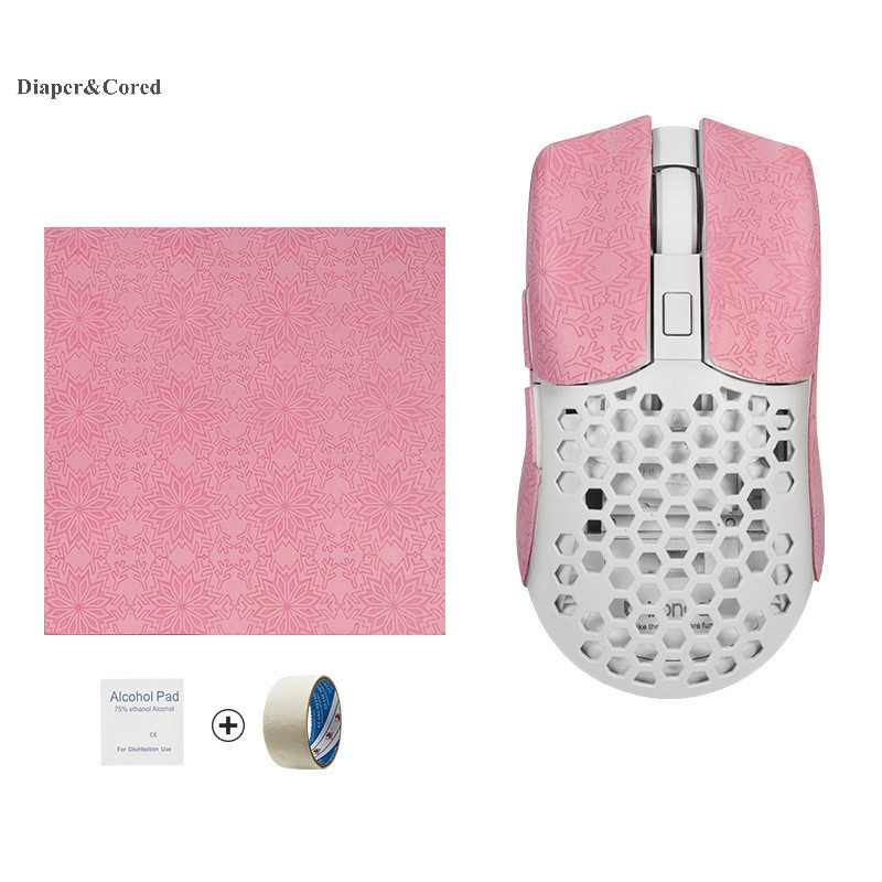 Diaper & CORED 12 * 11cm DIY Chống Trơn Trượt Phong Cách Đa Năng Miếng Dán Chuột Chơi Game Không Dây Chống Mồ Hôi Chuột Grip Tape PC Chống Mài Mòn Máy Tính Để Bàn Laptop YTH