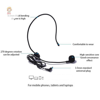TWE 1 Có Dây 3.5 Mm Hướng Dẫn Cắm Bài Giảng Nói Tai Nghe Mic Để Giảng Dạy Meeg Tai Nghe Di Động Gắn Trên Micro VN