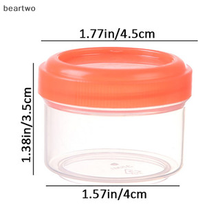 < Beartwo > 4 Chai Nước Sốt Nhựa Salad Hộp Đựng Gia Vị Di Động Ngoài Trời Hộp Đựng Thực Phẩm Thịt Nướng Lọ Gia Vị Dụng Cụ Nhà Bếp Đẹp
