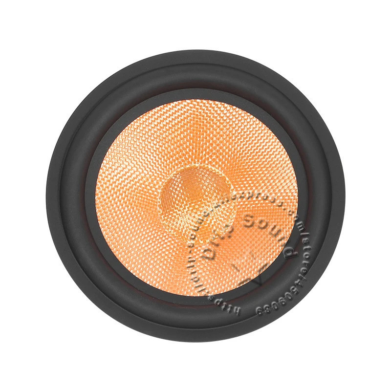 1 Chiếc 3 / 4 / 5 / 6.5 / 8 inch Loa Nón Giấy Lưu Vực Loa Trầm Vải Dệt Lưu Vực Trống Trumper Bass Sửa Chữa Phần 20 / 26 / 36mm Có Nắp Bụi