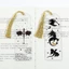 Đánh dấu đọc sách TUYỆT VỜI, Dấu trang Acrylic trong suốt, Quà tặng hoạt hình Nhãn sách Anime Rồng đen bằng nhựa