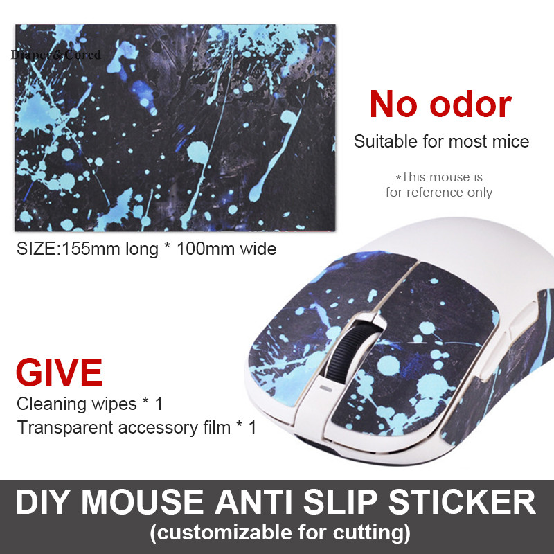 Diaper & CORED 15 * 11cm Miếng Dán Chuột Chống Trơn Trượt DIY Cho Chuột Chơi Game Không Dây Đa Năng Chống Mồ Hôi Chống Mài Mòn Băng Cầm Cho Máy Tính Để Bàn YTH
