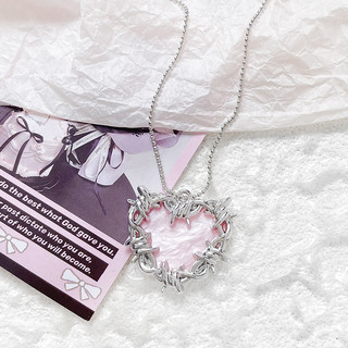 Pink Sweetheart Butterfly Love Cross Mặt Dây chuyền mèo diy Vòng tay thủ công Phụ kiện đính cườm