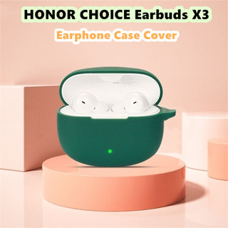 [imamura] Dành Cho Tai Nghe Huawei HONOR CHOICE X3 Vỏ Tai Nghe Silicon Mềm Màu Trơn