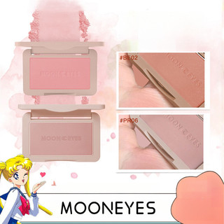 MOONEYES Má hồng tạo khối một màu màu bột đậu đất lì màu nối tự nhiên