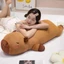 YOLOGO 40 / 60 / 80cm Capybara Sang Trọng Đồ Chơi, Gối Ôm Cơ Thể Nhồi Bông, Hoạt Hình Ngủ Khổng Lồ Sáng Tạo Hình Chữ Nhật Đệm Trang Trí Nhà Cửa