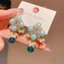 Bông tai đính đá ngọc trai mới Tính khí Bông tai Zircon thanh lịch dành cho nữ