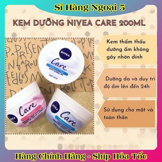[auth] Kem dưỡng ẩm NIVEA CARE Đức - Siêu dưỡng ẩm chống khô da, chống nứt nẻ  🎀 [Hot]