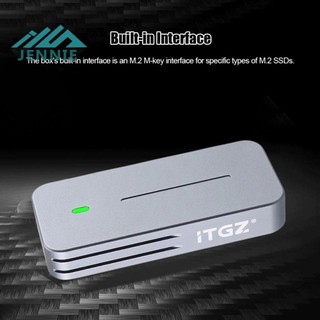 Vỏ SSD M.2 NVMe / NGFF Vỏ SSD Vỏ M-key cho SSD 2230 / 2242 M.2 (RTL9210B) G [jennie1.vn]